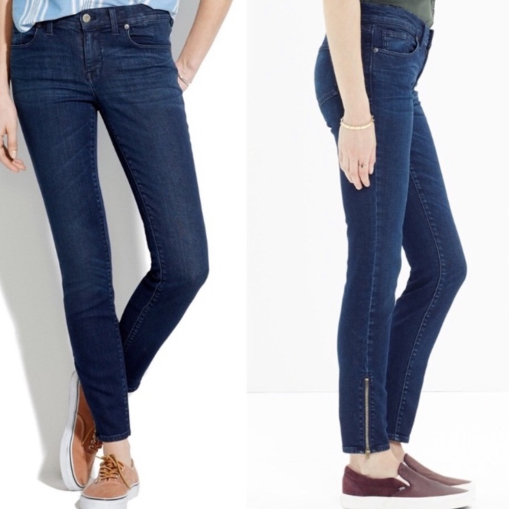 NWT Madewell Skinny Skinny Zippered jeans!
